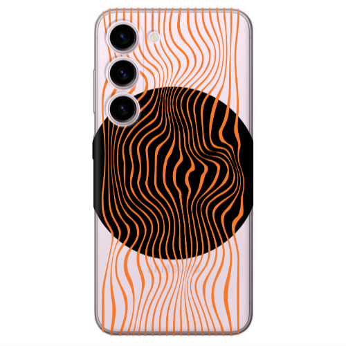 Samsung S23 Plus Trapezoidal lines Transparent Silicone TPU Θήκη