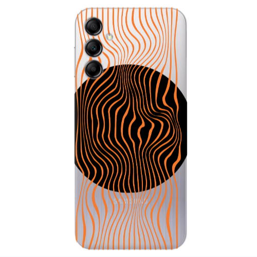 Samsung A14 5G Trapezoidal lines Transparent Silicone TPU Θήκη