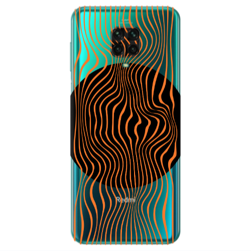 Xiaomi Redmi Note 9S Trapezoidal lines Transparent Silicone TPU Θήκη