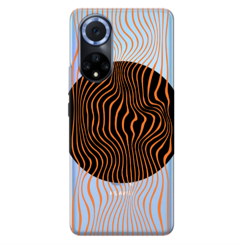 Huawei Nova 9 Trapezoidal lines Transparent Silicone TPU Θήκη