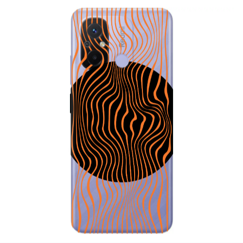 Xiaomi Redmi 12C Trapezoidal lines Transparent Silicone TPU Θήκη