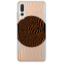 Huawei P20 Pro Trapezoidal lines Transparent Silicone TPU Θήκη