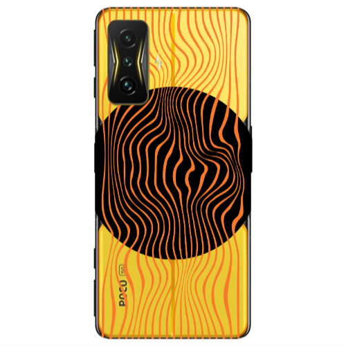 Xiaomi Poco F4 Gt Trapezoidal lines Transparent Silicone TPU Θήκη