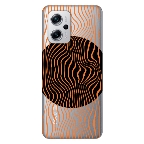 Xiaomi Poco X4 GT Trapezoidal lines Transparent Silicone TPU Θήκη