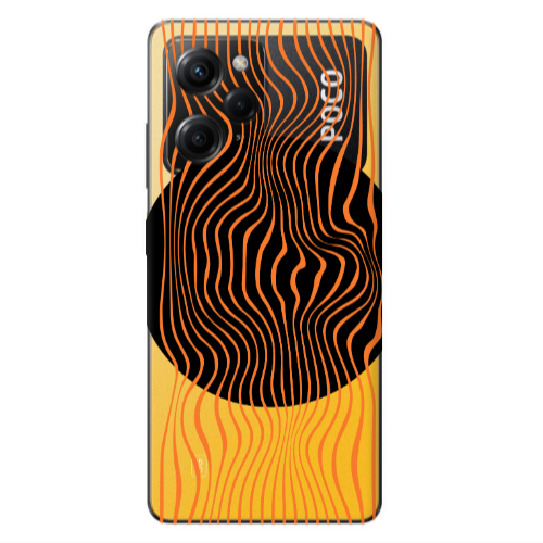 Xiaomi Poco X5 Pro Trapezoidal lines Transparent Silicone TPU Θήκη