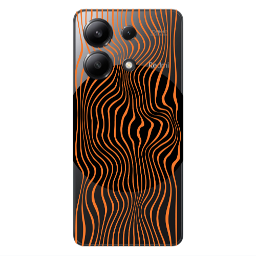 Xiaomi Redmi Note 13 4G Trapezoidal lines Transparent Silicone TPU Θήκη