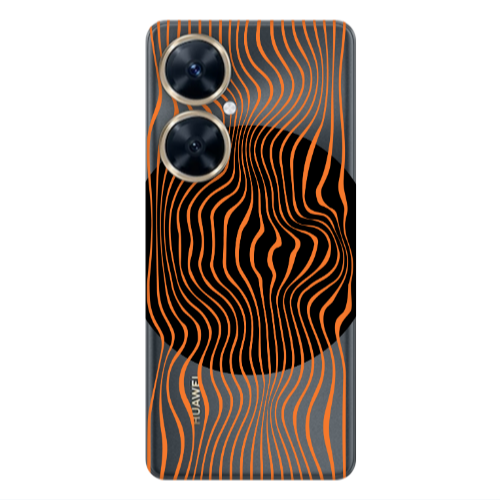 Huawei Nova 11i Trapezoidal lines Transparent Silicone TPU Θήκη