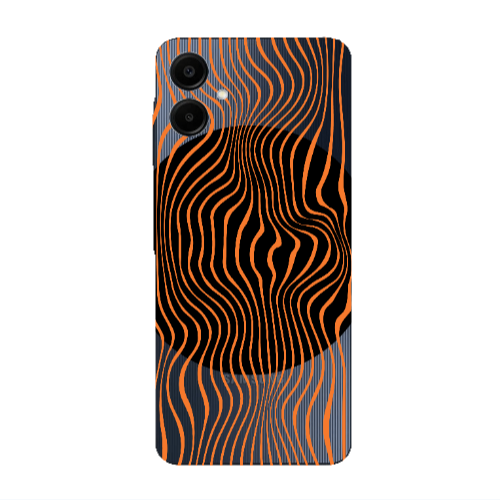 Samsung A06 Trapezoidal lines Transparent Silicone TPU Θήκη