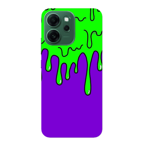 Oppo 14 F Running paint Transparent Silicone TPU Θήκη