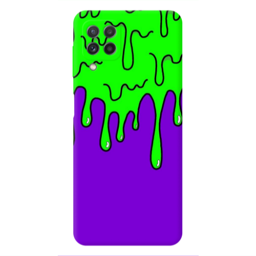 Samsung A22 4G Running paint Transparent Silicone TPU Θήκη