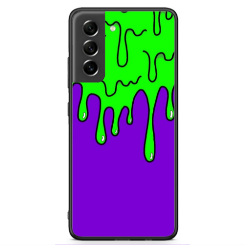 Samsung S21 FE Running paint Black Glossy Θήκη