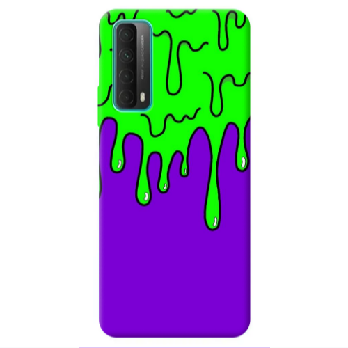 Huawei P Smart 2021 Running paint Transparent Silicone TPU Θήκη