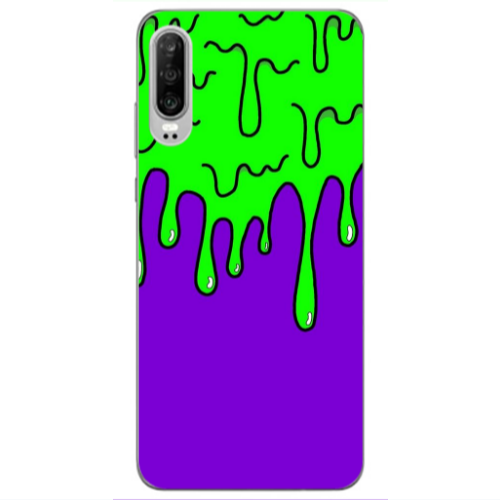 Huawei P30 Running paint Transparent Silicone TPU Θήκη