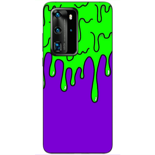 Huawei P40 Pro Running paint Transparent Silicone TPU Θήκη