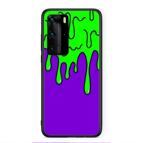 Huawei P40 Pro Running paint Black Glossy Θήκη
