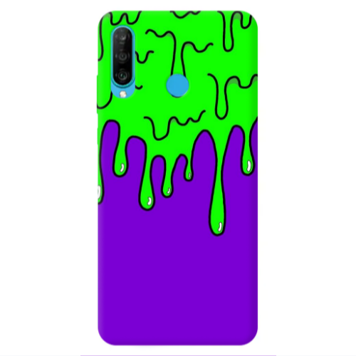 Huawei P30 Lite Running paint Transparent Silicone TPU Θήκη