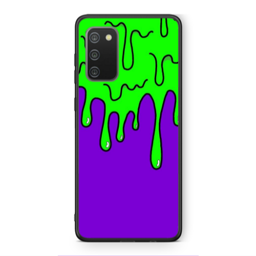 Samsung A02s Running paint Black Glossy Θήκη