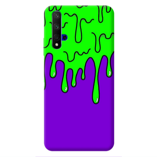 Huawei Nova 5 T Running paint Transparent Silicone TPU Θήκη