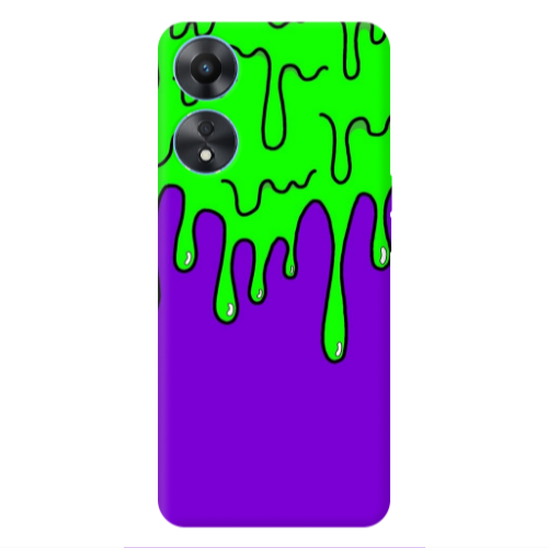Oppo A 98 Running paint Transparent Silicone TPU Θήκη