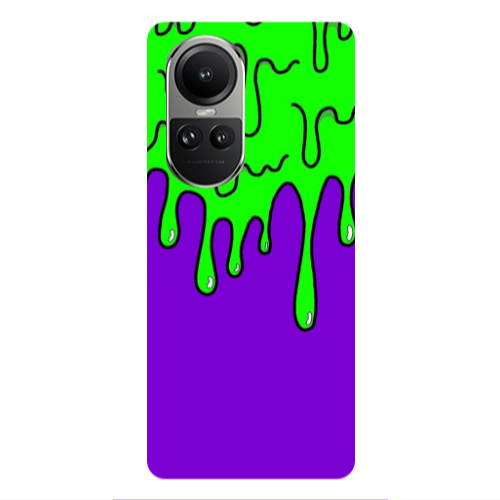 Oppo Reno10 5G Running paint Transparent Silicone TPU Θήκη