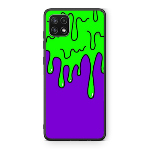 Samsung A22 5G Running paint Black Glossy Θήκη