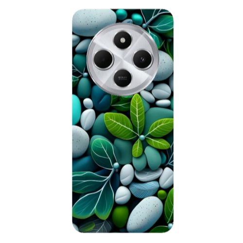 Xiaomi Redmi 14c Pebbles Transparent Silicone TPU Θήκη