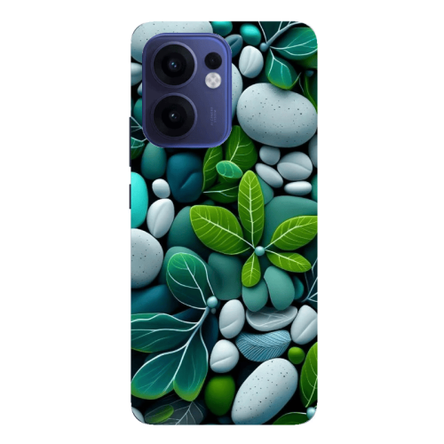 Oppo Reno13 FS Pebbles Transparent Silicone TPU Θήκη