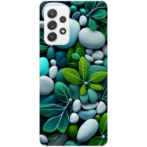 Samsung A53 Pebbles Transparent Silicone TPU Θήκη