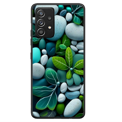 Samsung A53 Pebbles Black Glossy Θήκη