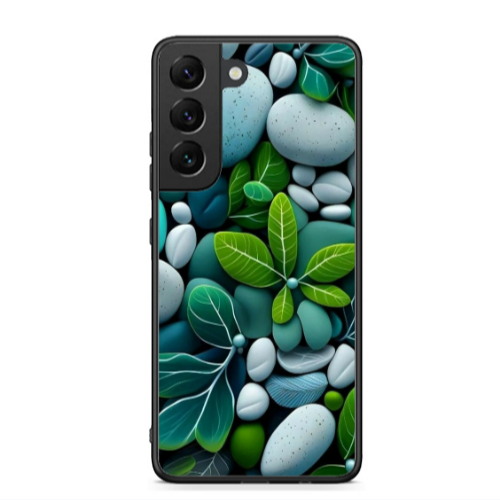 Samsung S22 Plus Pebbles Black Glossy Θήκη