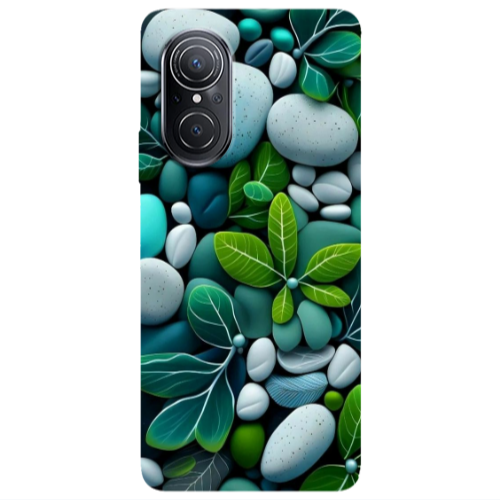 Huawei Nova 9 SE Pebbles Transparent Silicone TPU Θήκη