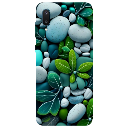 Samsung A02 Pebbles Transparent Silicone TPU Θήκη