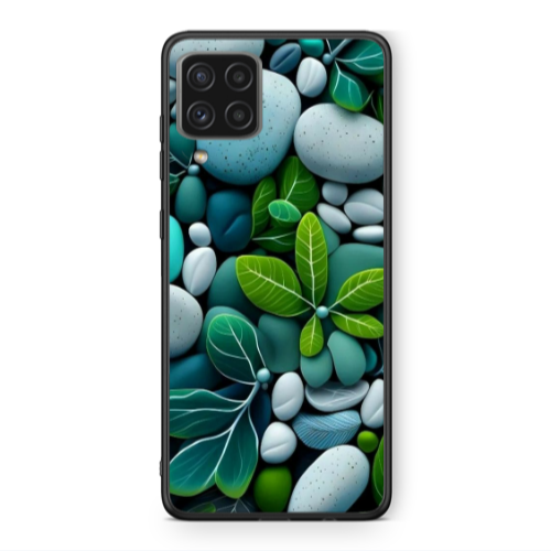 Samsung A22 4G Pebbles Black Glossy Θήκη