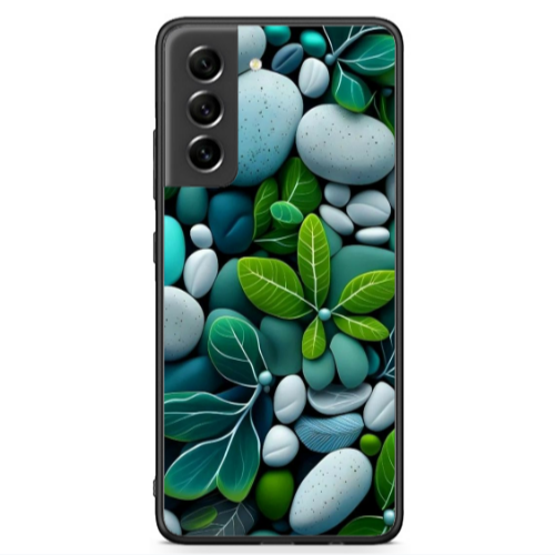 Samsung S21 FE Pebbles Black Glossy Θήκη