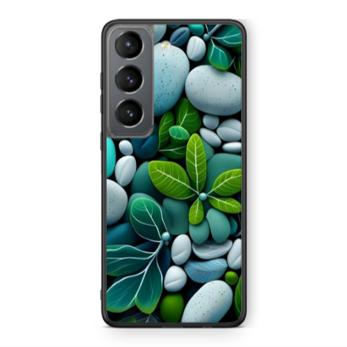 Samsung S21 PLUS Pebbles Black Glossy Θήκη