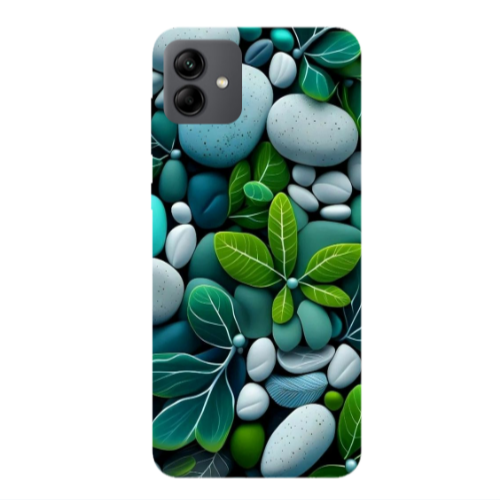 Samsung A04 Pebbles Transparent Silicone TPU Θήκη