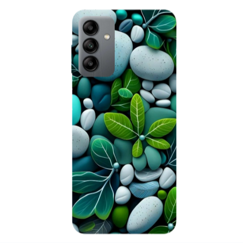 Samsung A04S Pebbles Transparent Silicone TPU Θήκη