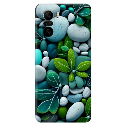 Xiaomi Poco F3 Pebbles Transparent Silicone TPU Θήκη