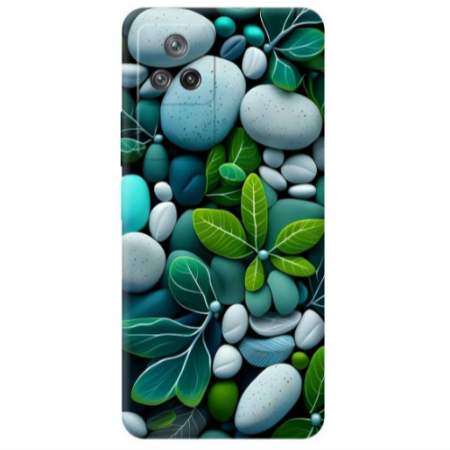 Xiaomi Poco F4 Pebbles Transparent Silicone TPU Θήκη