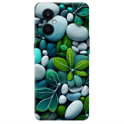 Oppo Reno 7 Lite Pebbles Transparent Silicone TPU Θήκη