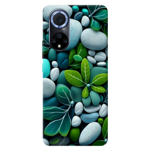 Huawei Nova 9 Pebbles Transparent Silicone TPU Θήκη
