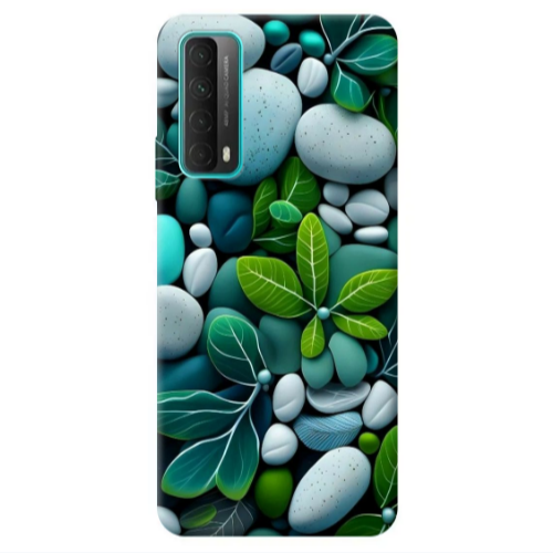 Huawei P Smart 2021 Pebbles Transparent Silicone TPU Θήκη