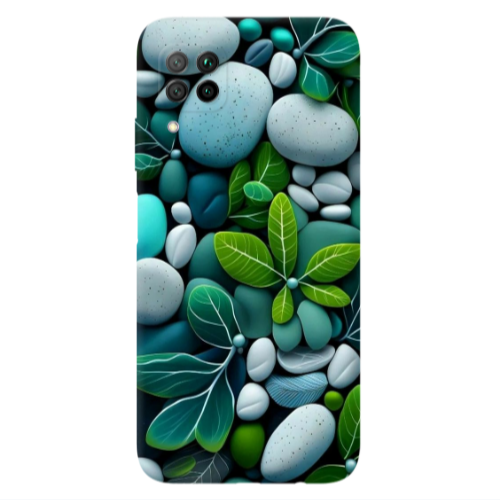 Huawei P40 Lite Pebbles Transparent Silicone TPU Θήκη