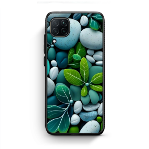 Huawei P40 Lite Pebbles Black Glossy Θήκη