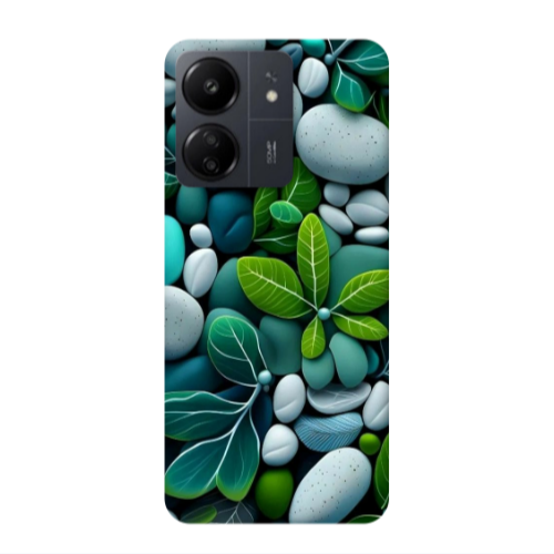 Xiaomi Redmi 13C Pebbles Transparent Silicone TPU Θήκη