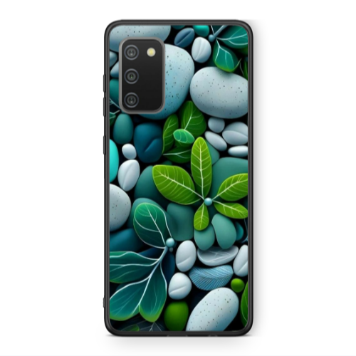 Samsung A02s Pebbles Black Glossy Θήκη