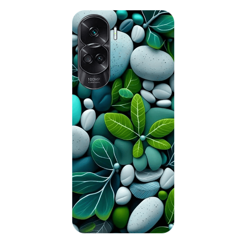 Honor 90 Lite 5G Pebbles Transparent Silicone TPU Θήκη