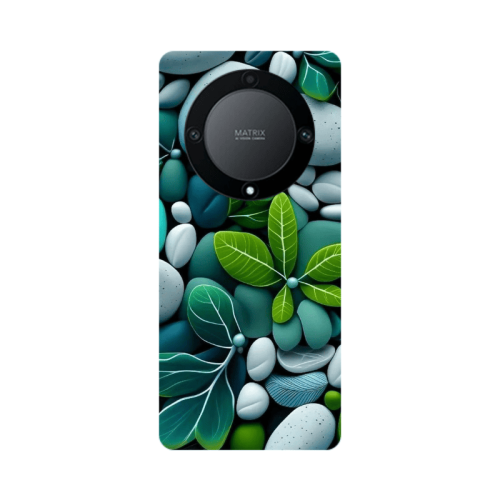 Honor Magic5 Lite 5G Pebbles Transparent Silicone TPU Θήκη