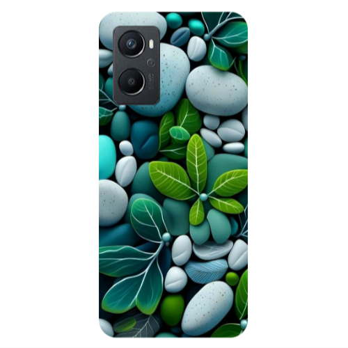 Oppo A 96 Pebbles Transparent Silicone TPU Θήκη