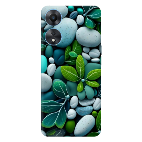 Oppo A 98 Pebbles Transparent Silicone TPU Θήκη